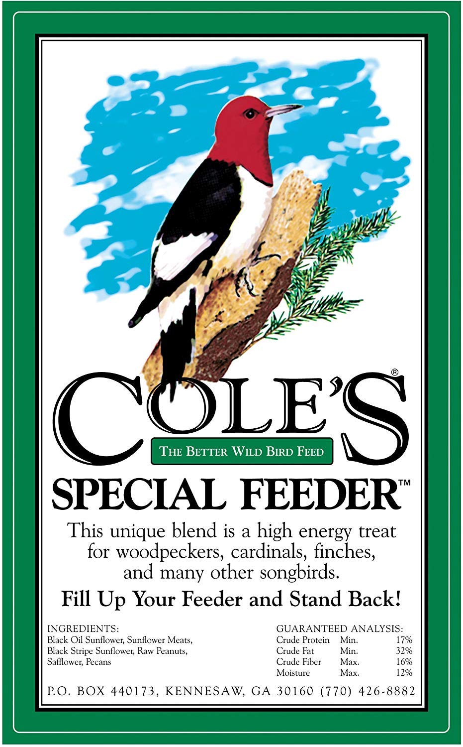 Bird Food 20 lb (Pack of 2) O2074