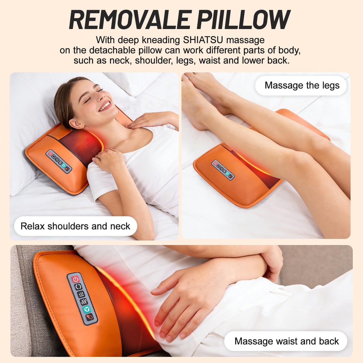 Full Body Massage Mat with Calf Vibration and Foot Massager W7028