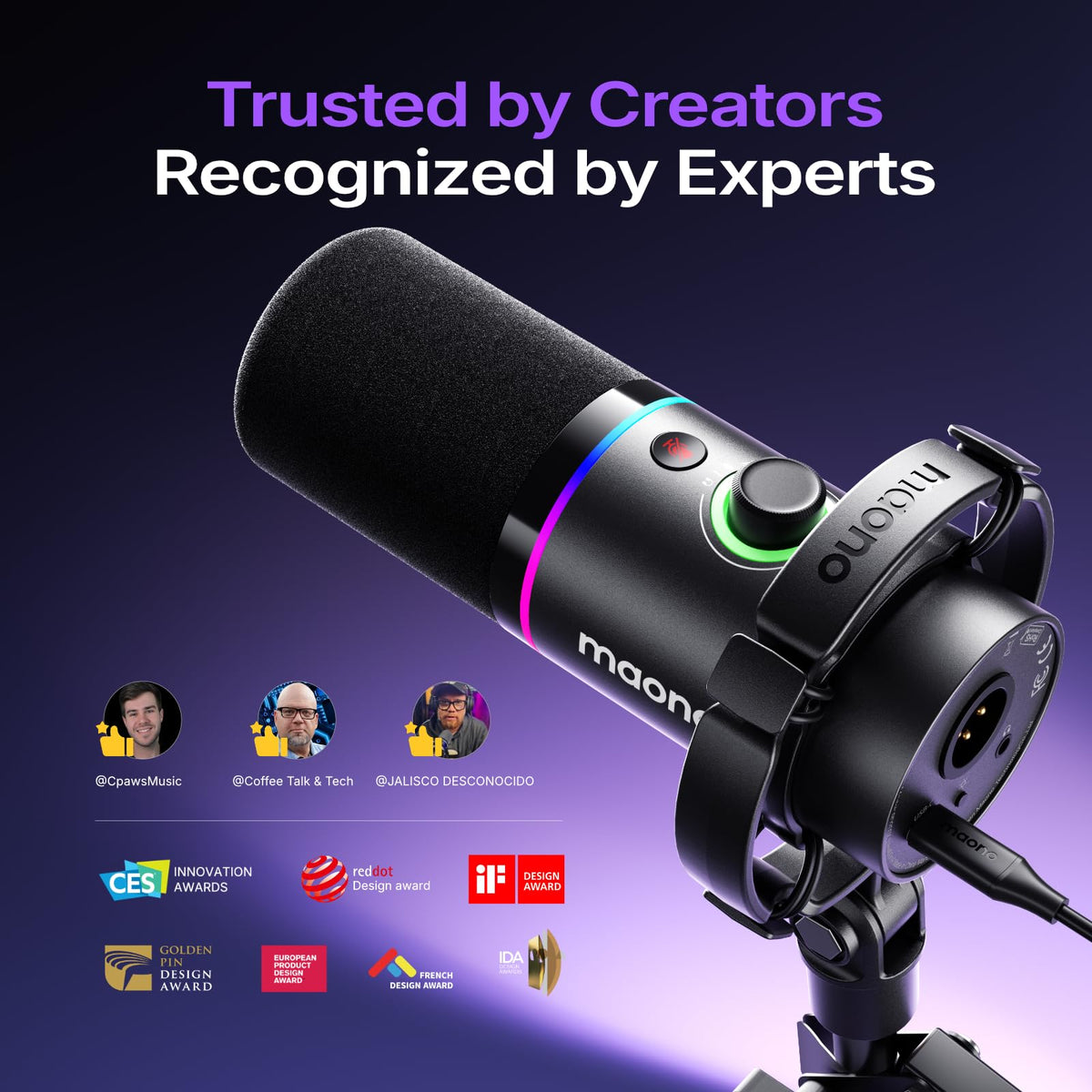 XLR/USB Dynamic Microphone Kit D4403