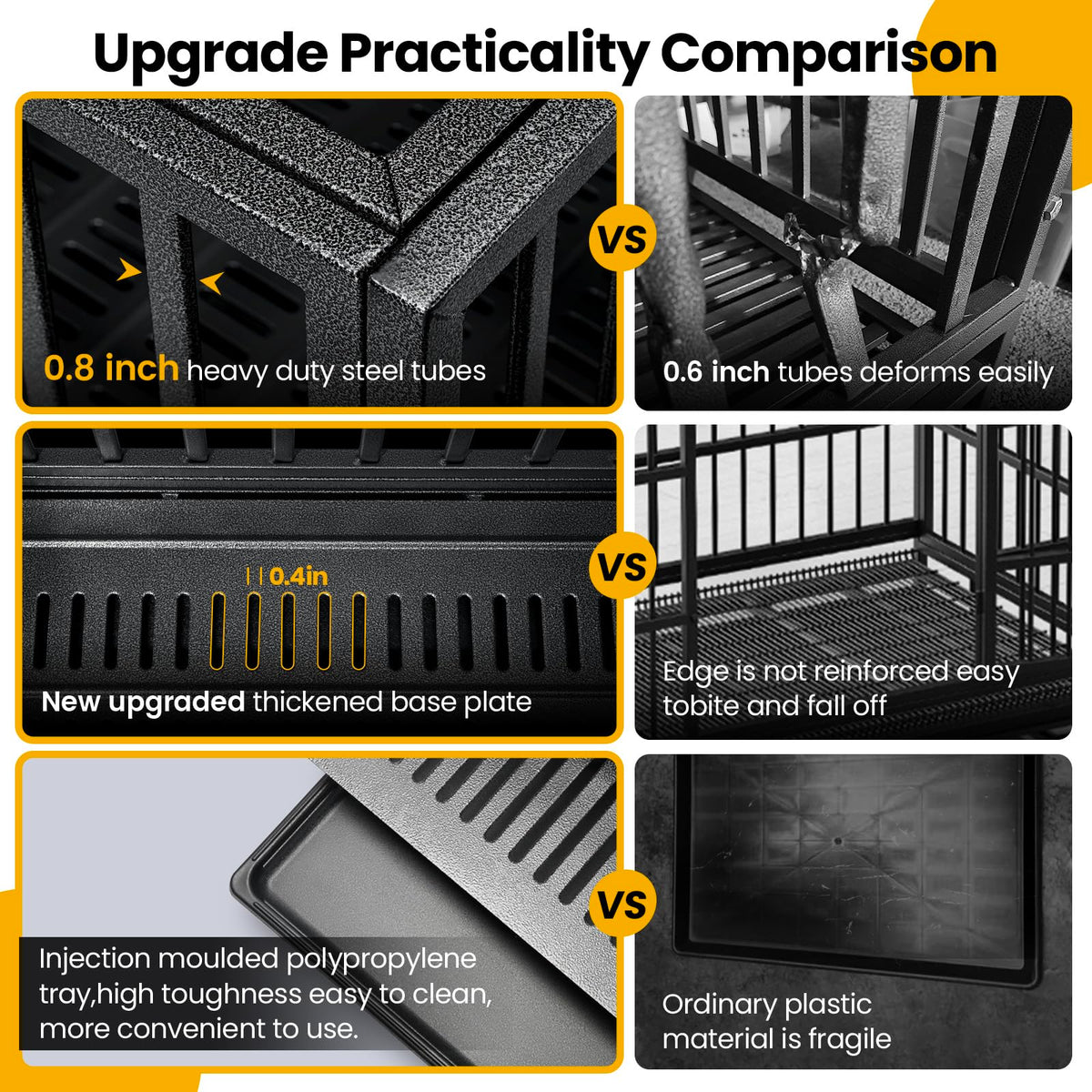 48 Inch Heavy Duty Dog Crate Y658