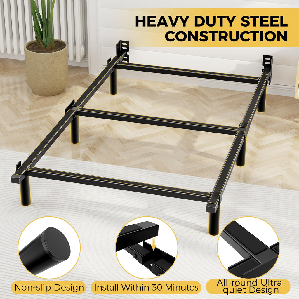7 Inch Heavy Duty Metal Twin Bed Frame W399