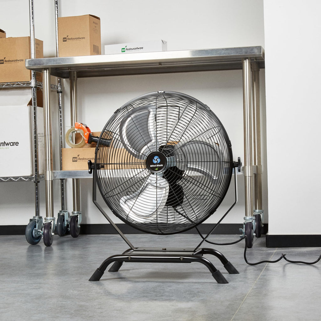 24 Inch Steel Floor and Wall-Mount Misting Fan B905
