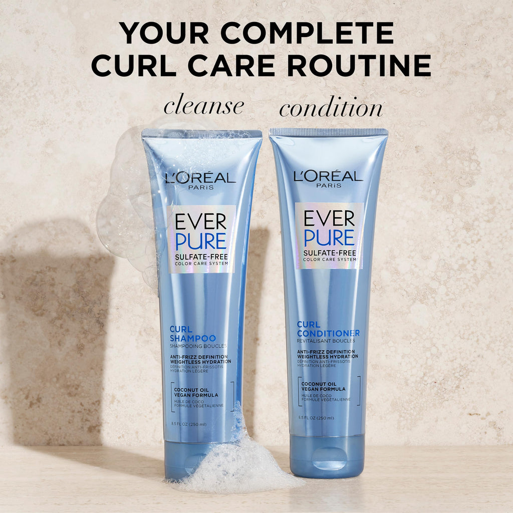 Sulfate Free Coconut Oil Conditioner for Curly Hair 8.5 Fl Oz M6405