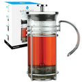 Glass French Press Coffee and Tea Maker, 11.8 oz Y133