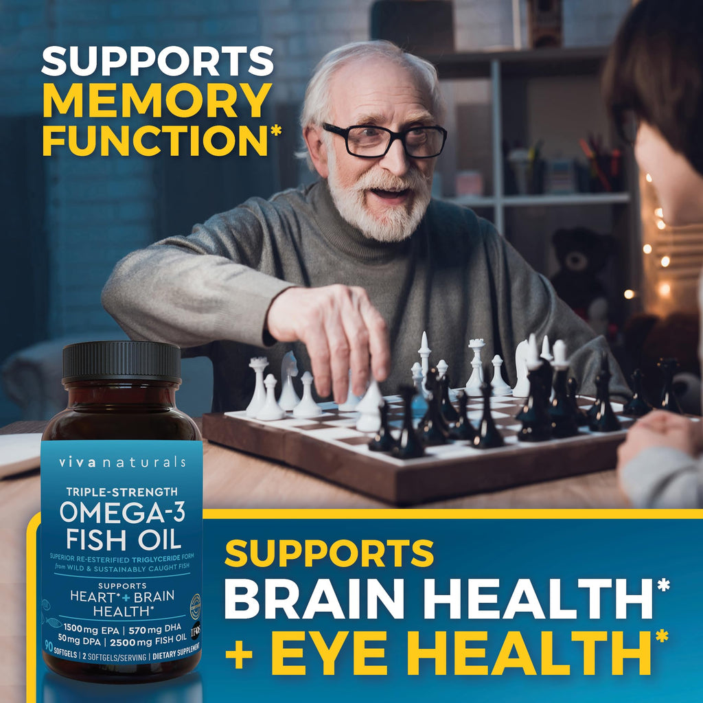 Omega 3 Fish Oil 2500 mg 90 Softgels Y42825