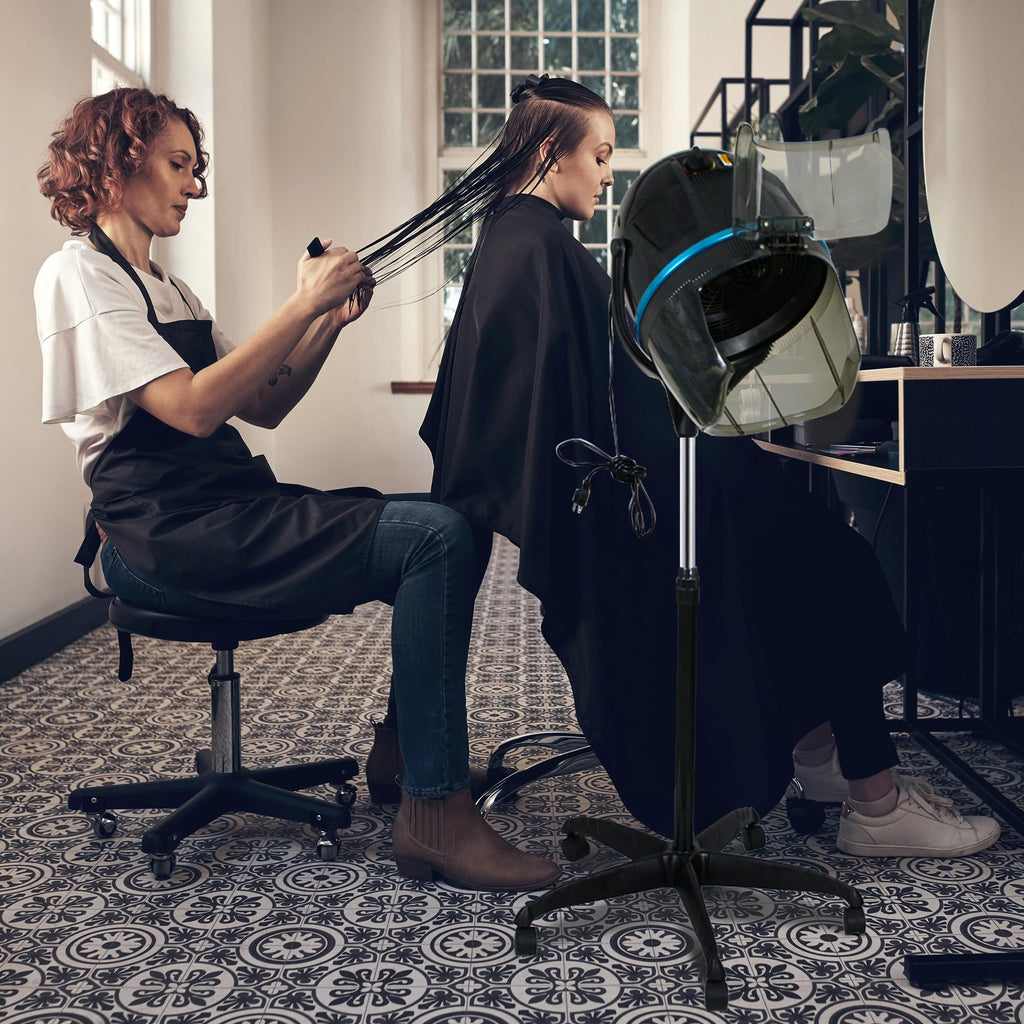 1300W Hooded Hair Dryer with Adjustable Timer V7964