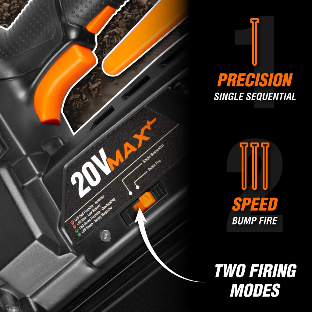 20V Max Cordless 18-Gauge Brad Nailer with Battery and Charger R582927