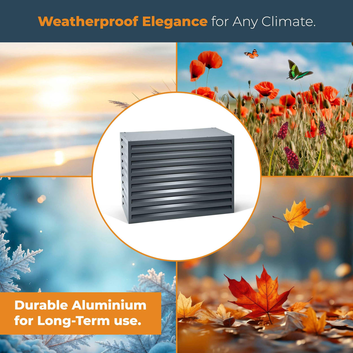 Aluminium Mini Split AC Cover I41883
