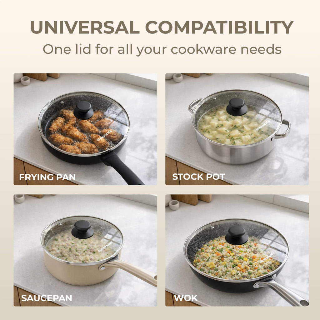 10 Inch Tempered Glass Pan Lid N616
