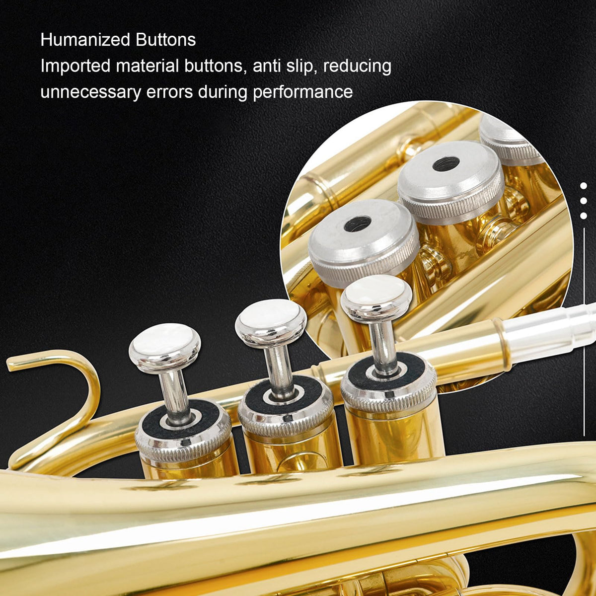 Bb Pocket Trumpet, Ni Plated Brass with 7C Mouthpiece Z59585