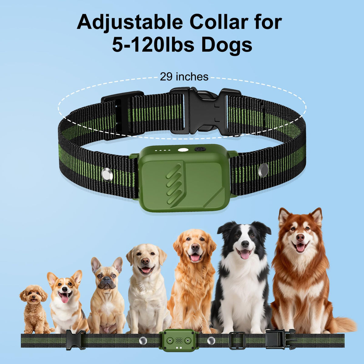 IP68 Waterproof Dog Training Collar with Remote E792
