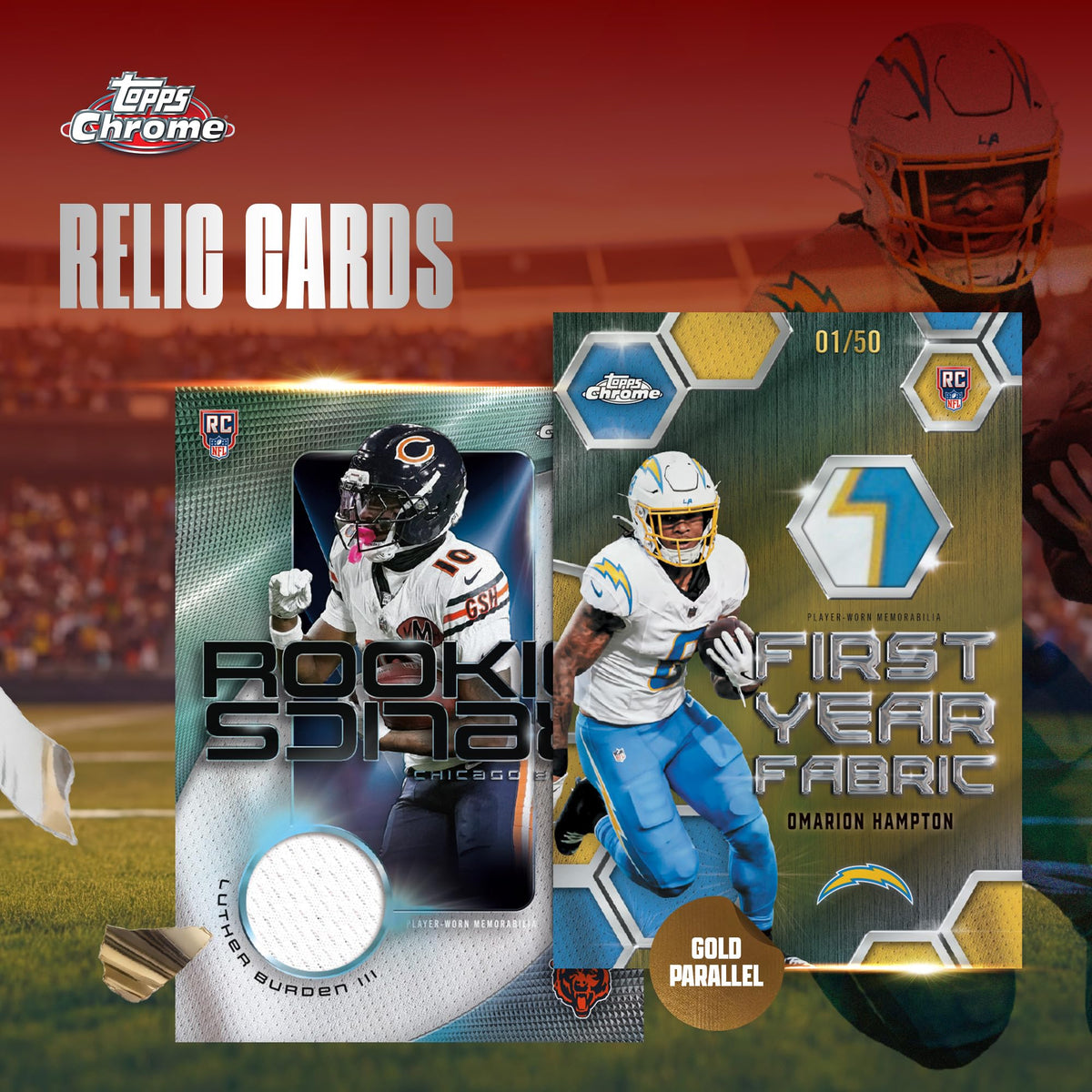 2025 Topps Chrome NFL Football Value Box C587