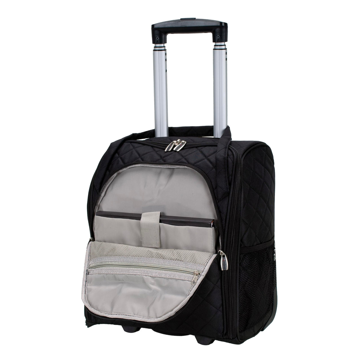 Black Wheeled Underseater Carry-On Luggage Y77264