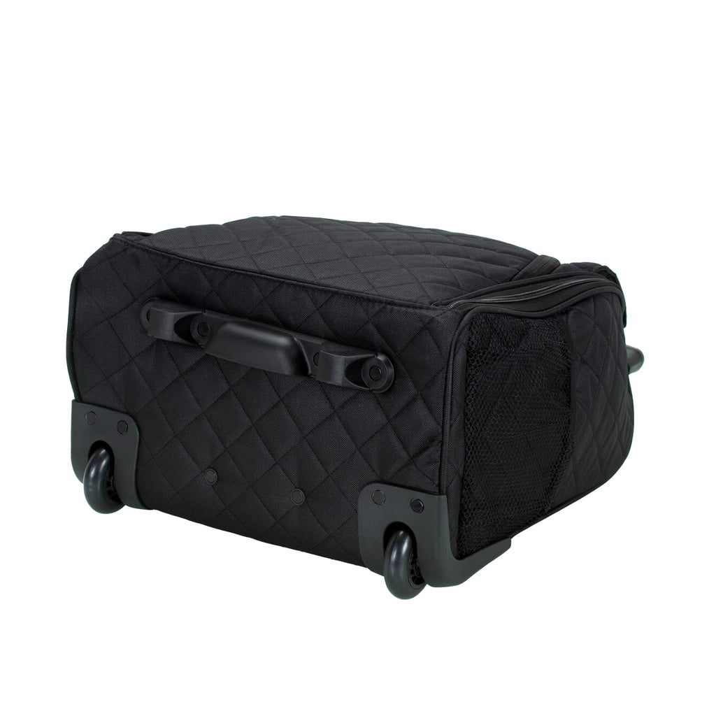 Black Wheeled Underseater Carry-On Luggage Y77264