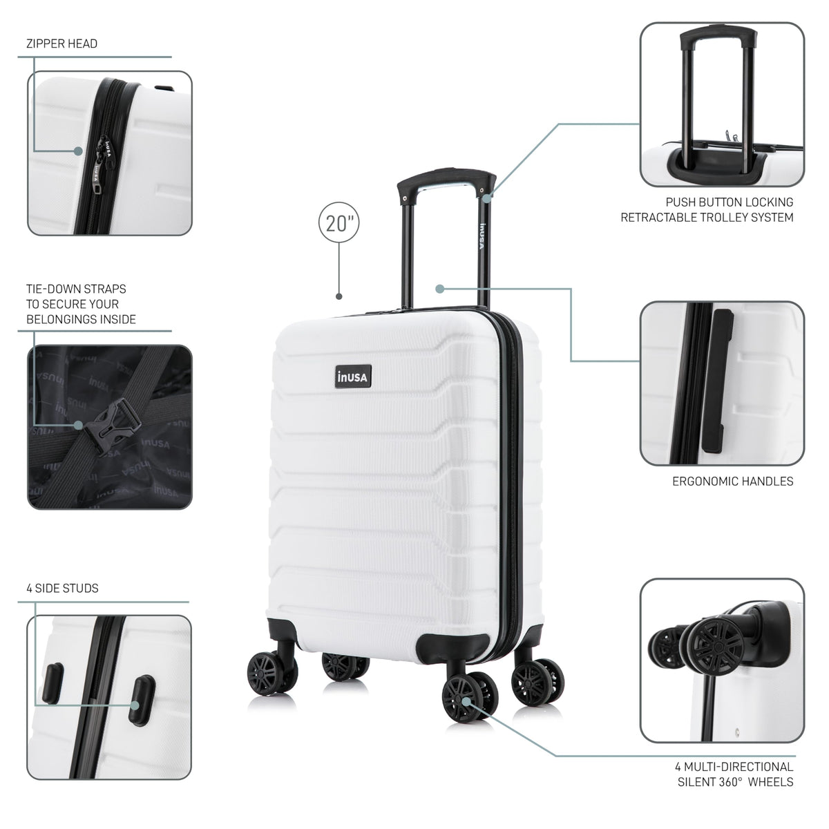 20-Inch Hardside Spinner Luggage V535