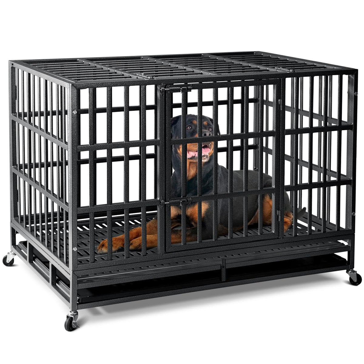 48 Inch Heavy Duty Dog Crate Y658