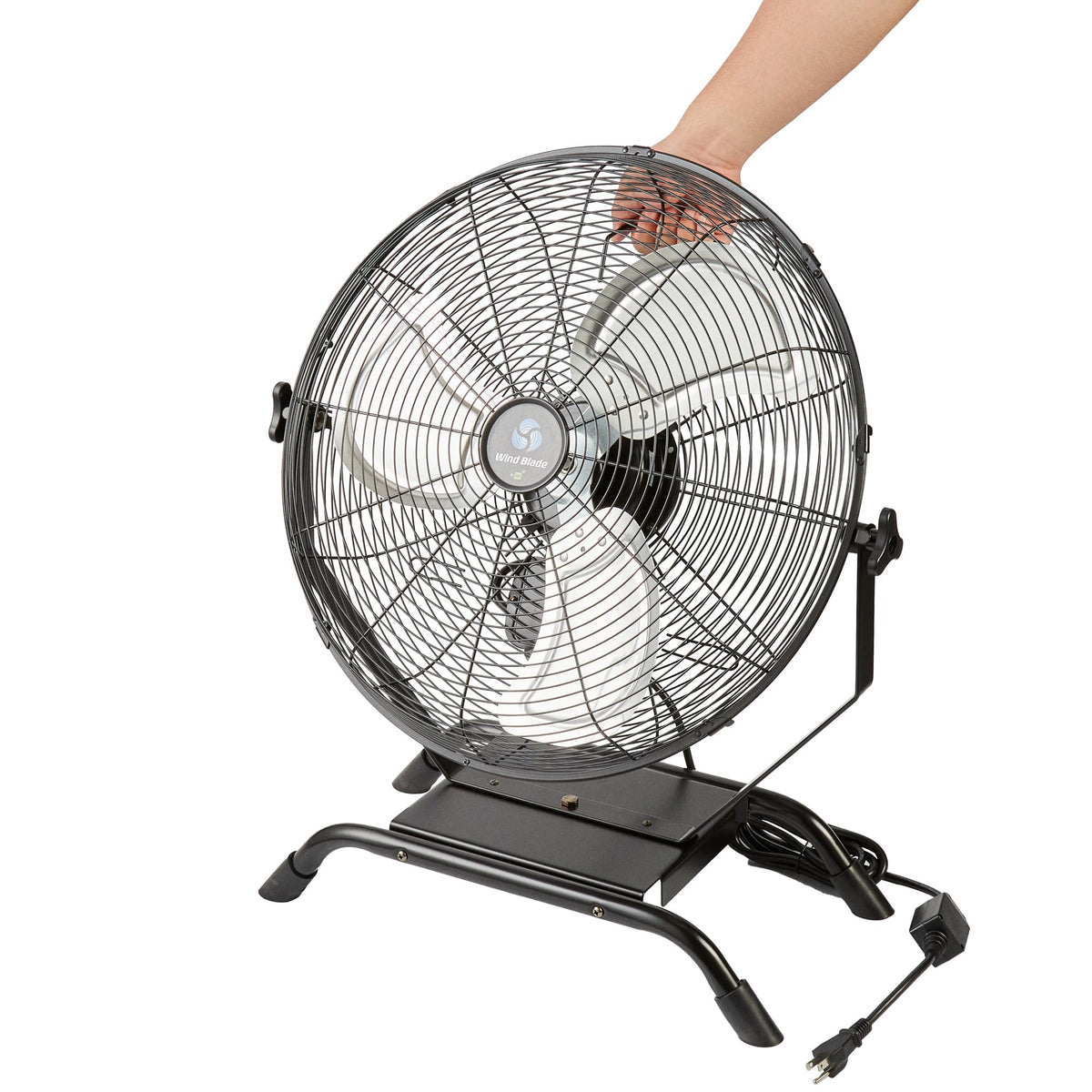 24 Inch Steel Floor and Wall-Mount Misting Fan B905
