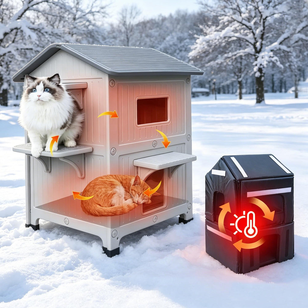 Insulated Outdoor Cat House O5253