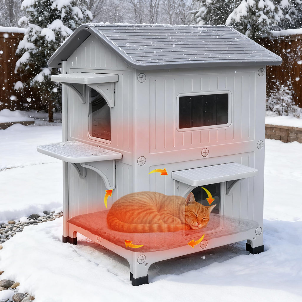 Insulated Outdoor Cat House O5253