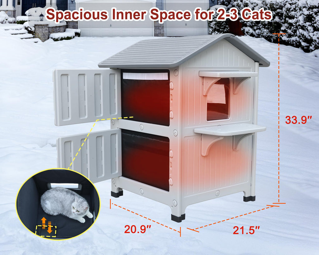 Insulated Outdoor Cat House O5253