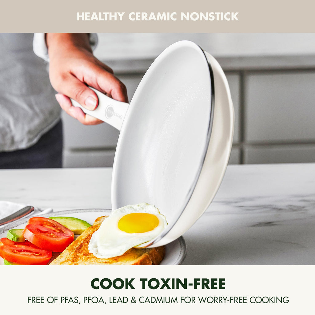 12 Piece Ceramic Nonstick Cookware Set M34962