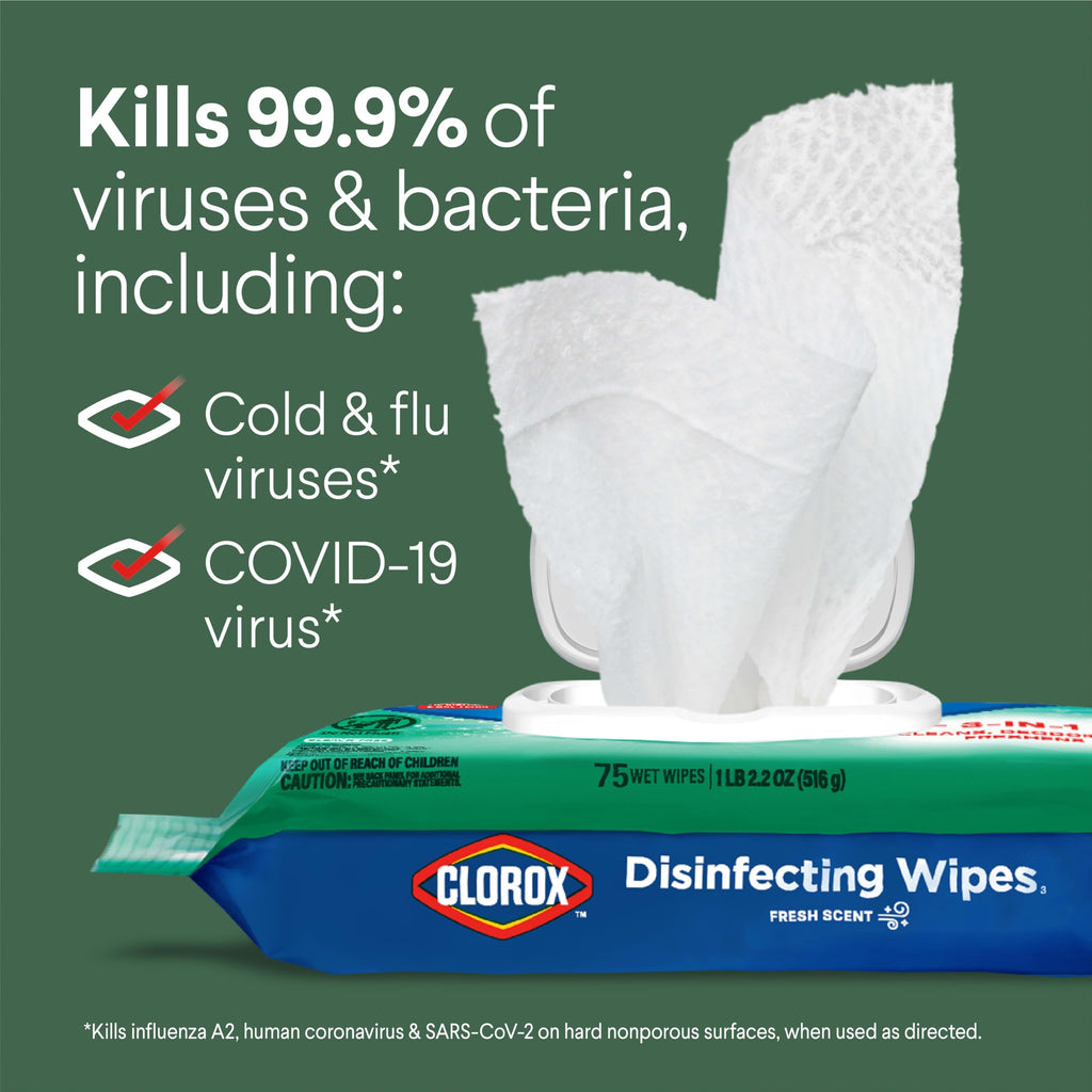 Disinfecting Wipes Fresh Scent 75 Count 3 Pack W6183