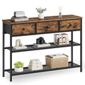 Console Table with 3 Fabric Drawers C621977
