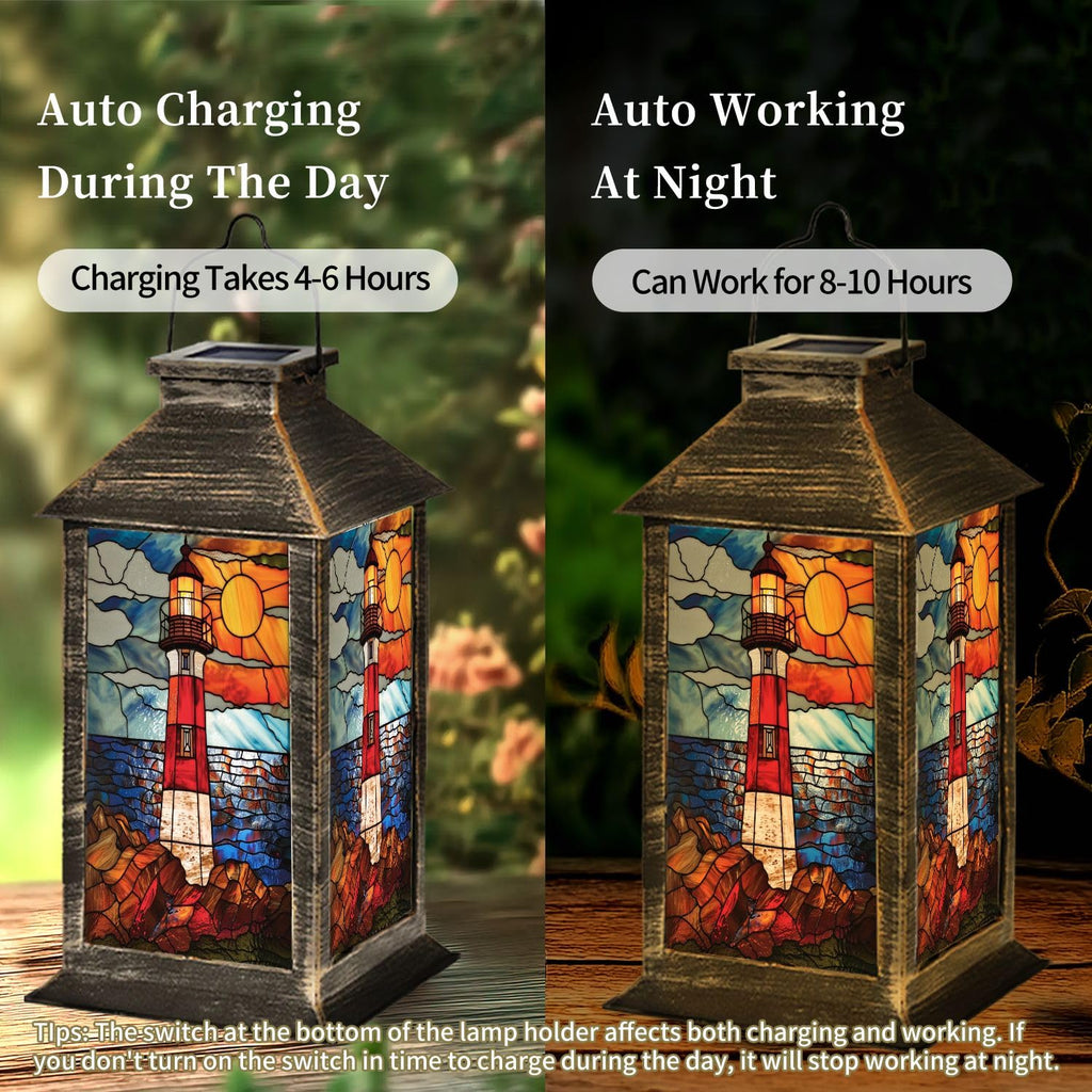 Solar Powered Waterproof Hanging Lantern O3532