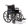 Folding Wheelchair with Swing-Back Desk-Length Arms and Swing-Away Footrests K768096