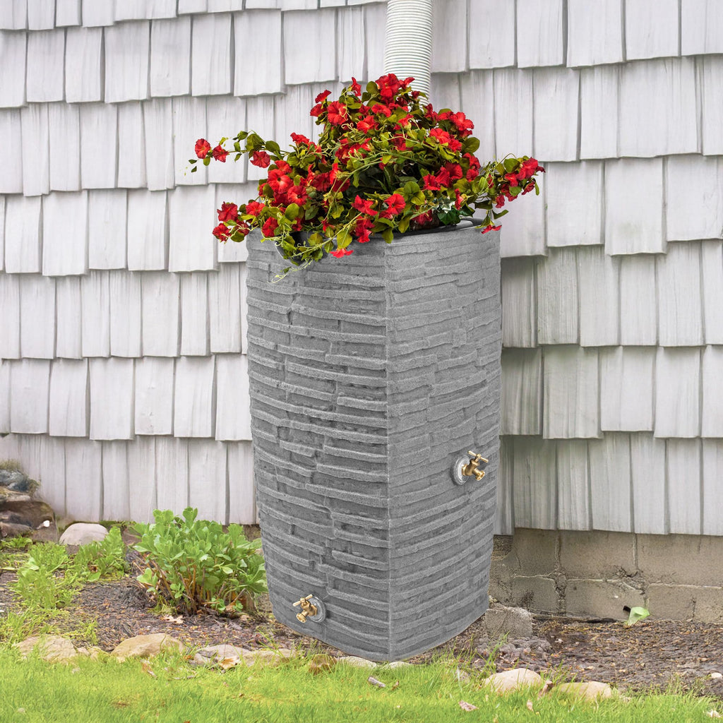 Rain Water Collection Barrel, 2 Pack F196