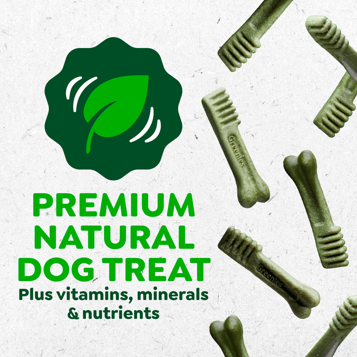 Large Natural Dental Dog Treats, 24 Count D934