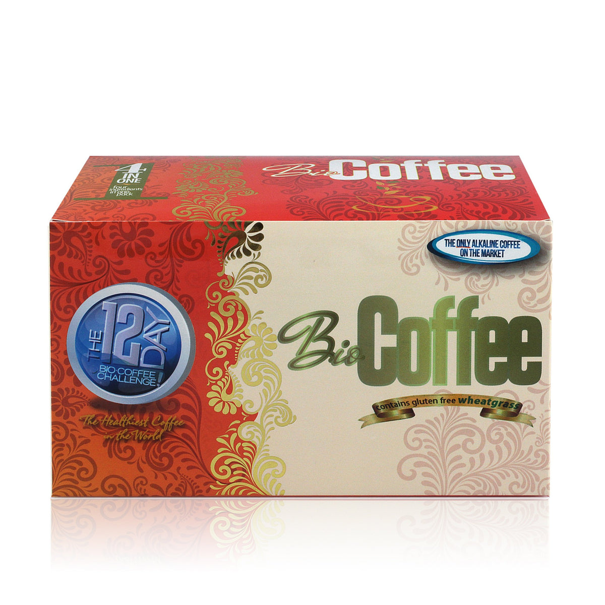 Organic Instant Non-dairy Alkaline Coffee 12 Sachet Box X5694