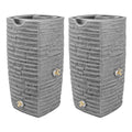 Rain Water Collection Barrel, 2 Pack F196