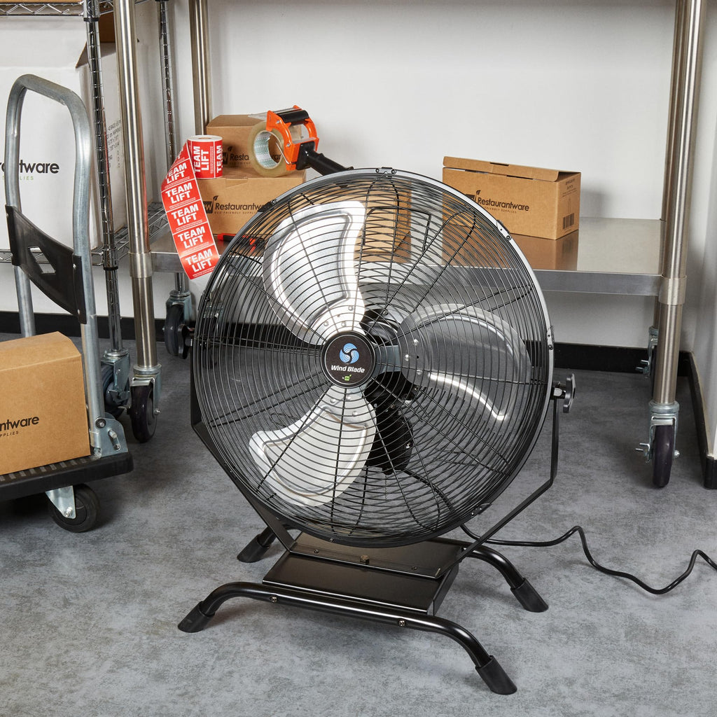 24 Inch Steel Floor and Wall-Mount Misting Fan B905