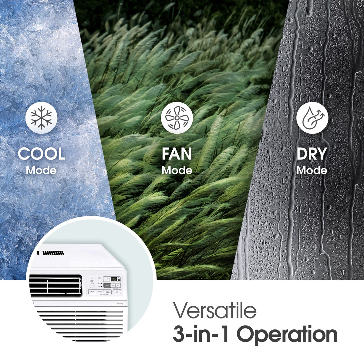 14000 BTU WiFi Enabled Window Air Conditioner White E8321